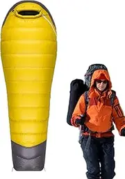 Cold Weather Sleeping Bag - Down Sleeping Bags for Adults | Backpacking Sleeping Bag,Cold Weather Down Sleeping Bag for Adults, Backpacking Mummy Sleeping Bag for Camping, Outdoor, Hiking