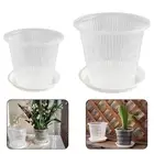 Flower Pot Tray Light-transmitting Orchid Planting Pot Corrosion-resistant
