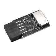Motherboard USB2.0 to TYPE-C A-KEY Connector Converter Adapter Extender Card H