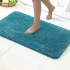 Teal Absorbent Bath Rugs, Soft Large Bathroom Mats Non-Slip and Quick-Drying ...