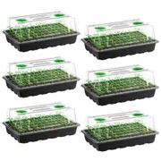 6-Pack x 40 Cells Seed Starter Trays Propagation Tray for Planting Seeds