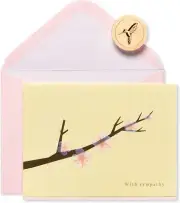 Papyrus Sympathy Card (Thinking Of You), 1 Each