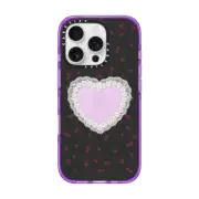 iPhone 16 Pro Impact Case MagSafe Compatible Gothic Pearly Heart