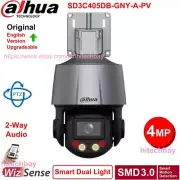 Dahua 4MP PTZ 5x Zoom 2-Way Audio WizSense POE Camera SMD3.0 SD3C405DB-GNY-A-PV