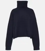 [The Row] The Row Ezio wool and cashmere sweater AU 14 blue