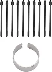 EMR Digital Pen Tips, Stylus Nibs Set for Remarkable 1 2 10, 10 Plus 20 Ultra, Stylus Pen Tips, S6 S6 Lite S7, Replacement Pen Tips for Drawing, Writing (Black)