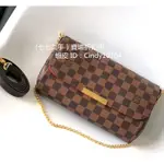 二手 LV 路易威登 FAVORITE MM 手拿包 晚安肩背包 斜背包 N41275