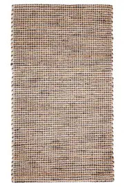 IRIS Deep Grey Natural Fibre Jute Rug, Floor Rug, Area Rug- Jute Fiber, Sisal Rug, Natural Weave, Eco Friendly, Plant Based