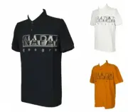 Men's polo shirt short sleeve t-shirt cotton NAPAPIJRI article NP0A4FA4 EALLAR