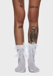 Hopeless Crush Lace Socks