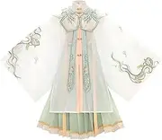 [MAIFURUN] Ming Dynasty Cloud Shoulder Hanfu Dress Cosplay Chinese Fairy Perform Dress Ancient Cosplay Costume Hanfu