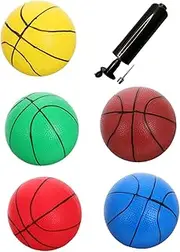 Mini Basketball Hoop Set Inflatable Basketball Toy for Boys and Girls Soft Mini Balls Boys and Girls Outdoor Toys