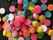 20pc. Mix Colors Resin Candy M&M's, Flatback, Chocolate Cabochon, Charm, Faux Ca