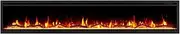 [Modaliving] Nocturne 1500W Recessed Electric Fireplace Built-in Slim Wall Heater with Remote Control Timer Flame and Fuel Bed Lighting in 72 Inch Sizes (72)
