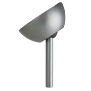 Angle Canopy 40° Titanium ABS - 20557504