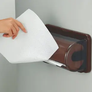 進口冰箱吸盤紙巾架紙盒廚房收納卷紙架手紙盒磁鐵廚房紙架