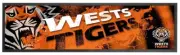 WESTS TIGERS NRL RUBBER BACKED BAR MAT RUNNER CLEARANCE