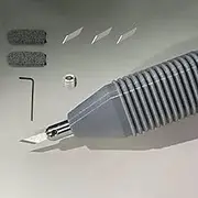 Portable 40KHz Ultrasonic Cutter with Adjustable Power Type-C/DC12V for Plastics, PCBs, Wood