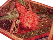 33% Off 35" Wall Hanging Home Decor Patchwork Wall Hanging Tapestry Table Throw