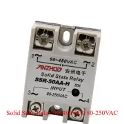 1pc SSR-50AA-H 50A Solid State Relay 90-480VAC/80-250VAC NEW