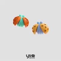 在飛比找ETMall東森購物網優惠-新版小瓢蟲~/元術樂之ysoo原創設計耳骨夾耳釘彩色瓢蟲可愛