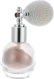 Angoily Spray for Hair Multi-use Makeup Powder Sprayer Pink Glitter Hair Spray Powder Spraying Bottle for Highlighter