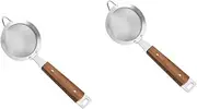 Stainless Steel Colander Stainless Steel Mesh Strainer Metal Colander Small Strainer Fine Mesh Dumpling Strainer Fine Screen Strainer Kitchen Supplies Mesh Colander Soup Set 1pc/1784 (Color : Assorte