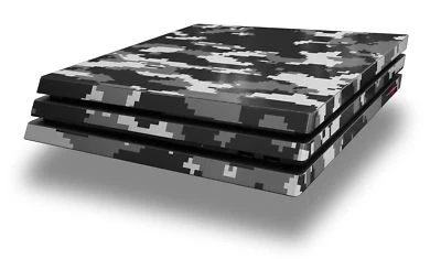 Skin for PS4 Pro WraptorCamo Digital Camo Gray Playstation 4 Console