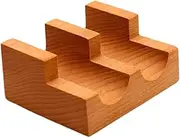 Qianly Wood Sushi Display Stand for Showcasing Hand Rolls on Tables, 2 Grid
