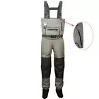 Fly Fishing Stocking Foot Waterproof Breathable Chest Waders Accidently Rope