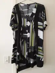 BNWT TS Taking Shape A New Mood Womens Tunic Top Plus Size Large