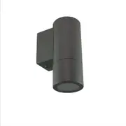 LIMELIGHT Bronte Wall Mounted Round Down Light - 240V LED - Dark Grey Finish