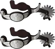 ＫＬＫＣＭＳ 2Pcs Western Cowboy Spurs Horse Spurs Horse Boot Spur Retro Design for Training Equipments