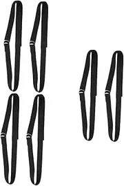 BELLIFFY 6 Pcs Yoga Strap Gym Supplies Daily Use Yoga Band Yoga Carrying Strap Yoga Exercise Band Professional Non Elastic Strap Yoga Stretching Strap Yoga Belt Strap for Stretching