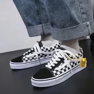 【時尚貿易】VANS OLD SKOOL SK6 黑白經典款 萬斯 男女休閒鞋 帆布鞋 情侶鞋 滑板鞋 余文樂 GD