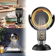 PuffHide Purifier, Puff Hide Smoke Fan, Smoke Fan for Smoking Indoors, Smoke Away Purifier Fan, Removable and Washable Filter, Smoke Purifier Fan, for Indoor BBQ, Hot Pot (Gold)