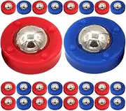 TOGEVAL 40pcs Shuffleboard Rolling Beads Mini Balls Roller for Shuffleboard Table Plastic Steel Balls Game Accessories