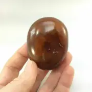 Carnelian Mini Massage 170502 XL Jumbo Palm Stone Stone of Power Metaphysical