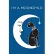 I’’m A Moonchild: Blank Dotted Grid Journal for Those With Strong Connection to the Moon and Black Cat Lovers - Gifts for Witches, Wicca