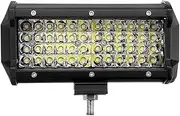 BYBDQKTVEH 4" 7" 72W 144W LED Work Light Bar for Tractors 6000K Spotlight LED Light Bar Offroad Boat Car Truck ATV SUV 4x4 12V 24V Work Light(1pc 144w led bar)