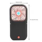AU Portable Folding Mini Fan Hanging Desktop Fan USB Rechargeable For Home