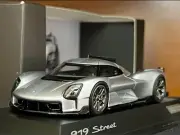 1 43 Custom Spark Porsche 919 Street Metallic Silver 1 43 Spark Porsche 919 St