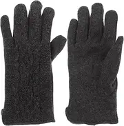 [FUNOMOCYA] Cashmere Gloves Outdoor Tripod Touch Screen Gloves Windproof Gloves Bicycle Decals Hand Chain Rivet Bracelets Remote Control Models Men's and Women's Bracelets Windproof Hats Black