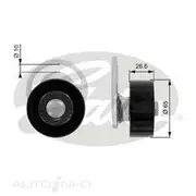 Gates Idler Pulley - 36443