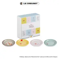 在飛比找momo購物網優惠-【Le Creuset】小熊維尼系列瓷器圓盤18cm-4入組