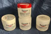 New Eucerin Advanced Repair Cream for Very Dry Skin & Soothing Cream - 16oz Each