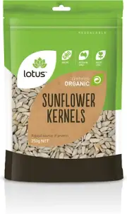 Organic Sunflower Kernels, 250 G