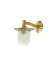 Santorini Palos 1 Light Wall Bracket in Solid Brass