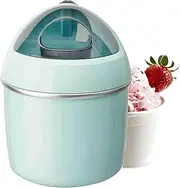 Ice Cream Machine,Soft Ice Cream Machine, Capacity 800 Ml (2-5 Servings/Times), Removable Food Grade Liner, Easy to Clean,Manual Control,Suitable for Family and Children DIY Ice Cream