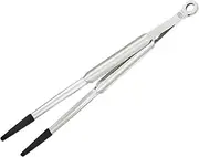 Rösle Rosle Stainless Steel Kitchen Fine Tongs, Silicone Tip